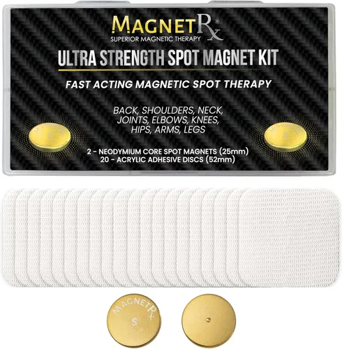 Miniatura 5 de MagnetRX Parches adhesivos de repuesto para pequeños parches magnéticos – Recambios de almohadilla magnética redonda premium