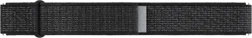 Miniatura 3 de Samsung Correa de tela para Galaxy Watch serie 6, 5, 4, ancha, de nailon, correa de repuesto reflectante para reloj inteligente para hombres y Negro
