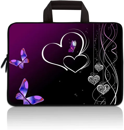 Miniatura 13 de 14 15 15.4 15.6 pulgadas Funda para portátil con asa, funda protectora para computadora, funda para portátil de neopreno, funda para cuaderno, funda
