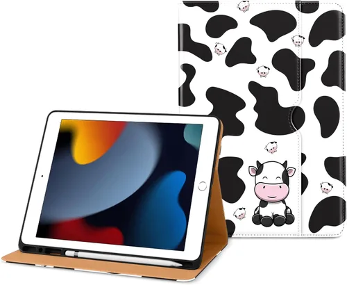 Miniatura 33 de DTTO para iPad de 9ª/8ª/7ª generación de 10.2 pulgadas 2021/2020/2019, funda tipo cartera de negocios de cuero premium con soporte para Apple Pencil