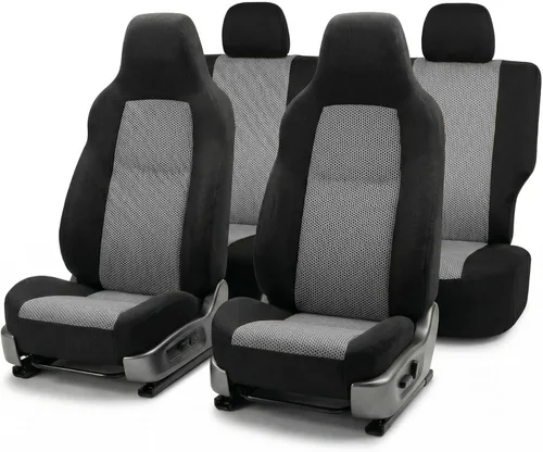 Miniatura 26 de FH Group Fundas de asientos delanteros automotrices para SUV, camiones, sedán y más – Ajuste universal delantero de respaldo alto y diseño de banco