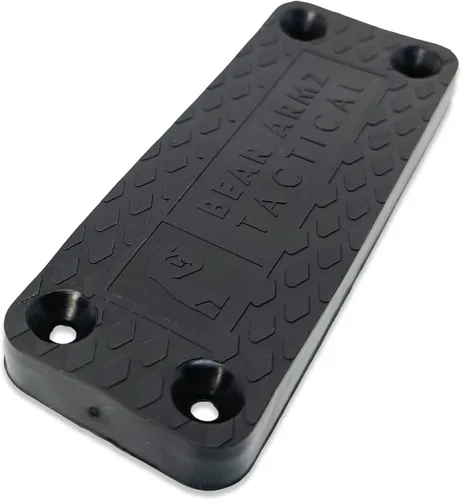 Soporte magnético para pistola y funda para vehículo y hogar I recubierto de goma con respaldo adhesivo I 35 libras clasificado I accesorio de arma
