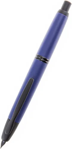 Miniatura 6 de PILOT Vanishing Point Collection - Pluma estilográfica retráctil, color azul carbonesco con detalles de rodio, tinta azul, punta fina (60149)
