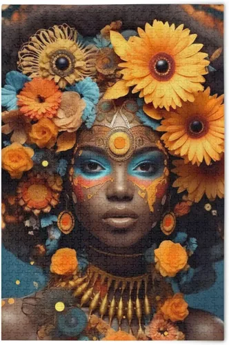 Miniatura 15 de Rompecabezas de 1000 piezas para adultos American African Black Girl Wood Puzzles Educativo Cerebro 21216876 Chica negra africana americana 21216876