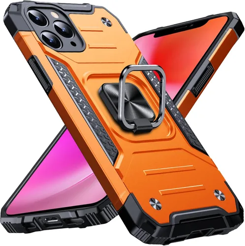 Miniatura 77 de Anqrp Funda resistente para iPhone 6/7/8/SE/SE2 con soporte de anillo mejorado y agarre, grado militar, a prueba de golpes, resistente y robusta