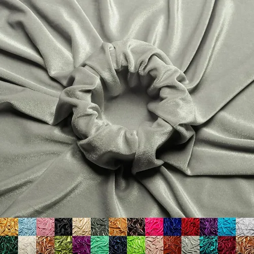 Ice Fabrics The Yard - Tela de terciopelo elástico elástico suave de 60 pulgadas de ancho para coser ropa, disfraces, manualidades, 90% poliéster,