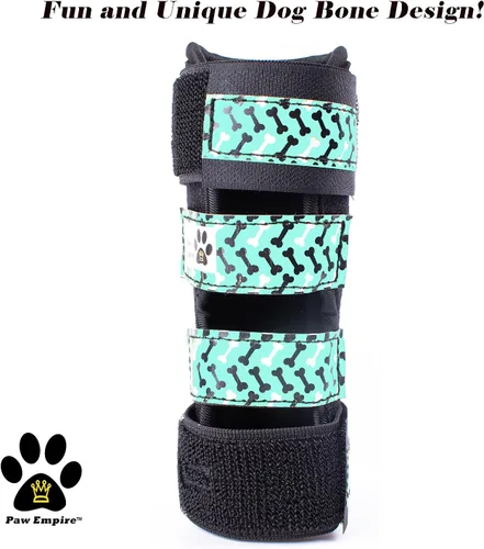 Miniatura 2 de Par de soportes para piernas de perro, ultra apoyo, cómodo, resortes de metal duales, envolturas para patas traseras, soporte de corvillo canino