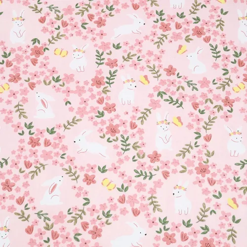 Miniatura 6 de Paquete de 10 piezas de tela de algodón con estampado floral de 18 x 22 pulgadas, cuadrados de tela acolchada precortados para coser, manualidades
