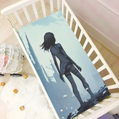 Miniatura 6 de Cyberpunk 21216395 - Sábanas bajeras para cuna de bebé para niño y niña, 21216395
