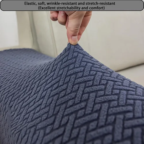 Miniatura 4 de Fundas para Brazos de Sofá y Fundas para Brazos de Sillón Juego de 2 - Protectores Elásticos para Reposabrazos de Sofá con Agarre Antideslizante