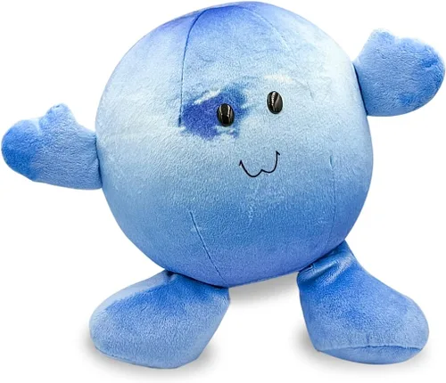 Celestial Buddies Neptune Buddy | Peluche suave de 10 pulgadas, características bordadas, etiqueta de datos divertidos sobre planetas para niños,