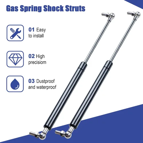 Miniatura 3 de 13 "100 lbs/445N gas Spring Shock Struts Material de la tubería de acero de alta precisión La carga es más grande, el interruptor de choque