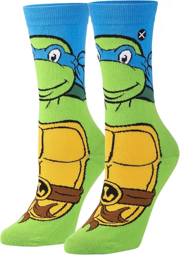 Miniatura 2 de Odd Sox, Nickelodeon TMNT Teenage Mutant Ninja Turtles, 90's Cartoon, Fun Socks