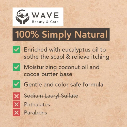 Miniatura 7 de Wave - Barra de champú de aceite de eucalipto, hidratante y hecha a mano, barra vegana para cabello brillante, natural, orgánico y sin OMG
