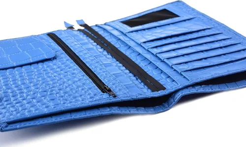 Miniatura 4 de Funda de planificador B6 de cuero auténtico, organizador personal con bucle para bolígrafo, ranuras para tarjetas, bolsillos con cremallera