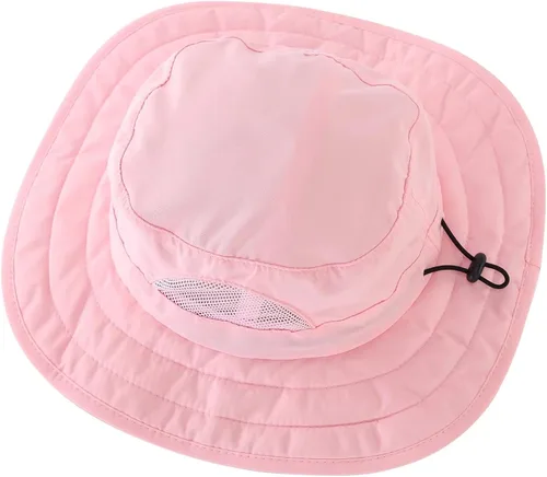 Miniatura 81 de Connectyle Sombrero de sol para niños y niñas, sombrero de pescador de ala ancha UPF 50+, sombrero de protección solar, sombrero transpirable