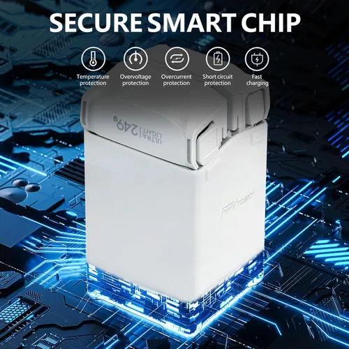 Miniatura 5 de AMAZEAR Cargador de batería para accesorios DJI Mini 5 Pro/Mini 4 3, DJI Mini5Pro Mini4/3 Series Hub de carga bidireccional con adaptador