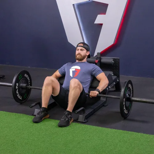 Miniatura 6 de Titan Fitness Desarrollador ajustable de glúteos y isquiotibiales (GHD), equipo de levantamiento de entrenamiento cruzado en gimnasio doméstico