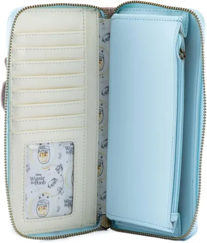 Miniatura 3 de Loungefly x Disney Winnie the Pooh - Cartera con cremallera para celebración del 95 aniversario, Varios colores, Cartera con cremallera