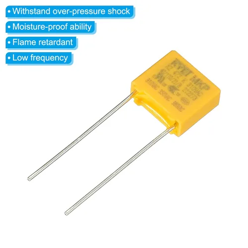 Miniatura 4 de PATIKIL Condensadores de seguridad, paquete de 10 unidades 0.0047uF AC 310V 0.295 in Pin Pitch 0.394x0.354x0.157 in polipropileno Film Capacitor