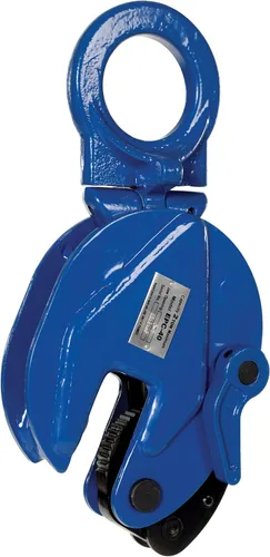 Vestil Abrazadera de placa vertical de acero EPC-40 4,000 Lb. Capacidad Azul