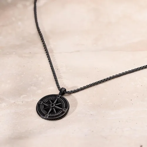 Miniatura 6 de Galis Collar para hombre, collar de cadena de plata de acero inoxidable de alta calidad para hombres, no se deslustra, cadenas para hombres