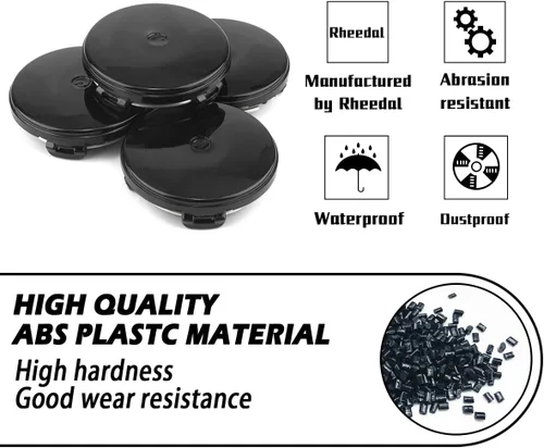 Miniatura 6 de 4 piezas de tapas centrales de 59 mm / 2.32 pulgadas para Hyundai Benz, reemplazo de llanta 52960-38300 52960-3K210 52960-3K250
