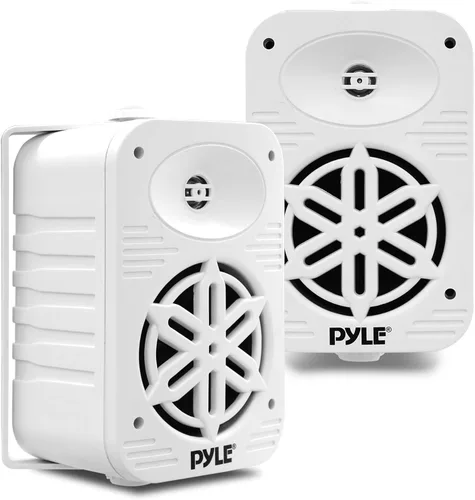 Miniatura 12 de Pyle USA - Par de altavoces para interiores y exteriores, sistema de altavoces de rango completo de 2 vías de 300 W, doble impermeable, 4 pulgadas