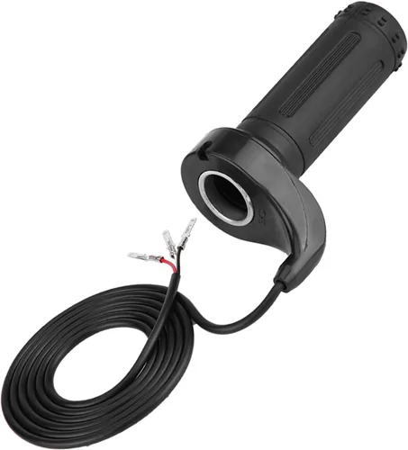 Miniatura 8 de Zerone Acelerador eléctrico, acelerador de motocicleta de 0.886 in/0.88 pulgadas, agarre de acelerador de velocidad con 3 cables para la mayoría