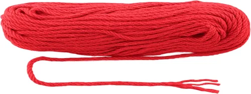 Miniatura 60 de Cuerda de yute IMROPE de 3/4 pulg, 100 pies, cuerda natural trenzada de 4 hebras para manualidades, jardín, decoración del hogar, hamaca Yute natural