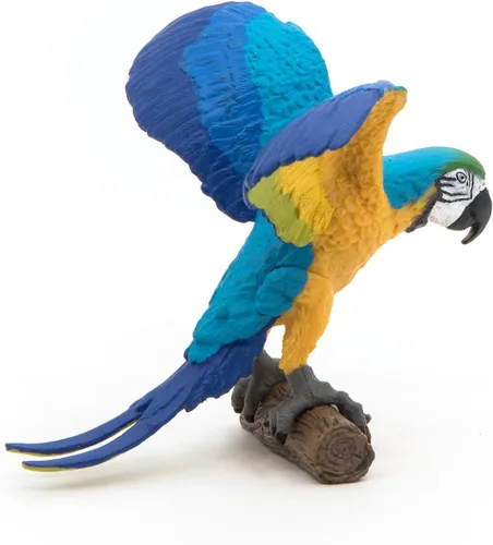 Miniatura 5 de Papo - Figura de loro guacamayo azul - 3 años + 2-Multicolor