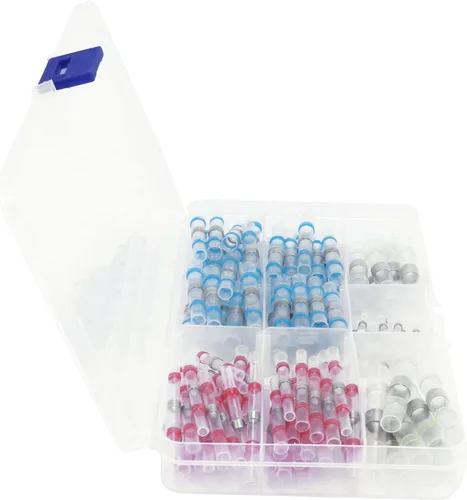 Miniatura 8 de Electrical Wire Crimp Terminals, Simple Transparent Shell, Heat Shrink End Connectors for Solder Ring Terminals(100pcs Boxed)