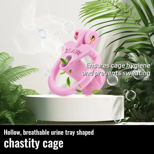 Miniatura 6 de Juego de dispositivos de castidad ligeros y transpirables con 4 penisrings invertidos Sissy Cock Cage SM Juguetes sexuales para adultos con bloqueo