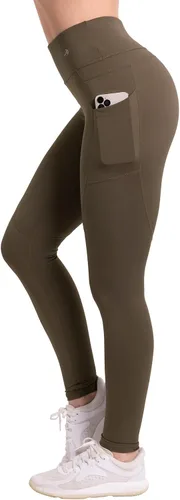 CompressionZ - Leggings de compresión de cintura alta para mujer, para hacer yoga, correr, ir al gimnasio, fitness y entrenar a diario, pantalones