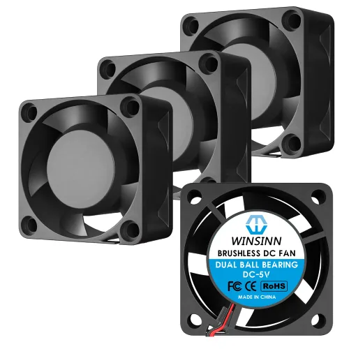 WINSINN Ventilador de 1.575 in y 5 V, rodamiento de bolas dual 7000 RPM, 4020, silencioso reemplazo del ventilador para impresora 3D/DVR/electrónica