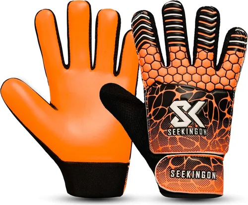 Miniatura 13 de Guantes de portero de fútbol para jóvenes, guantes de portero de fútbol para niños, jóvenes, niños, doble protección de muñeca a lo largo de 0.157