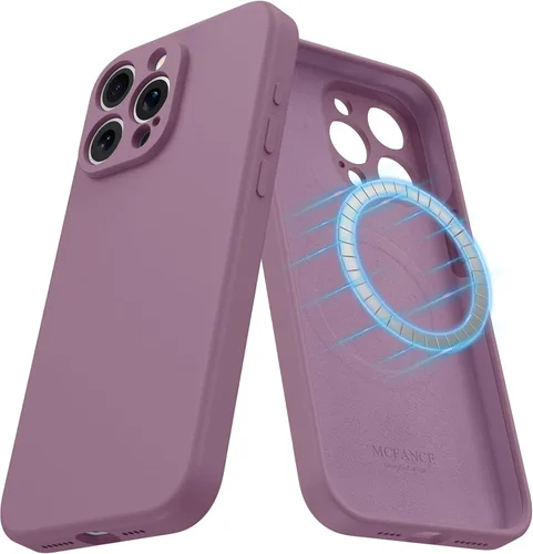 Miniatura 46 de Funda de silicona con soporte para iPhone 17 Pro [compatible con MagSafe] [Protección completa de la cámara] (6.3 pulgadas 2025), fundas de teléfono