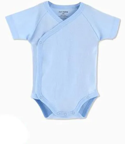 Miniatura 3 de Conjunto de canastilla para bebés y niñas de manga corta de algodón con cierre lateral para bebé