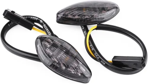 Miniatura 7 de Keenso 2 unids luz de giro de motocicleta, señales de giro al ras en forma de ojo para Grom 2014-2016