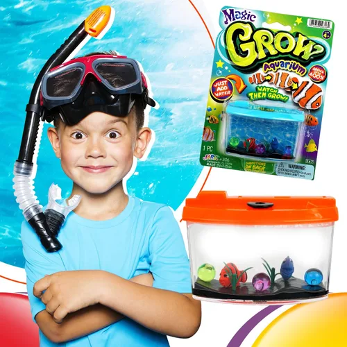 Miniatura 4 de JA-RU Magic Grow-Acuario - Juego de juguetes de crecimiento de peces (1 unidad) Juguetes de expansión de agua Animales que crecen en agua Juguetes