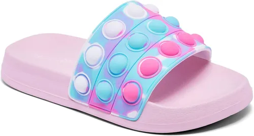 Miniatura 8 de Engtoy Sandalias para niños y niñas, unisex, ligeras, antideslizantes, puntera abierta, cómodas, para ducha, playa, divertidas sandalias