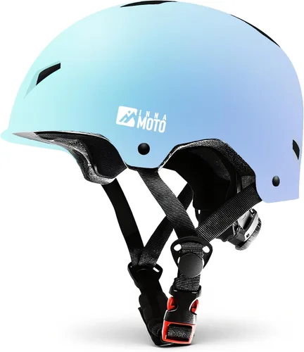 Miniatura 20 de Casco de patineta para adultos - Casco de seguridad certificado ajustable para patinaje, bicicleta, monopatín, ciclismo, patinaje, patinaje, cascos