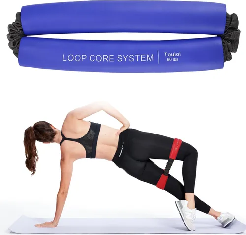 Miniatura 10 de Hip & Core System, Resistance Loop to Stretch, Core Fitness Glute Workout Bands