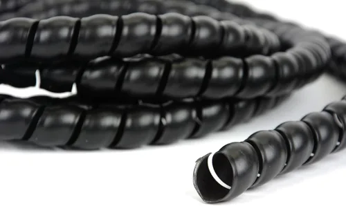 Miniatura 3 de TEMCo ST0480-5/8" Manguera Hidráulica Envoltura Espiral Cubierta Protectora de Alambre de 10 pies Organizador de Cable de Guardia - 1 AÑO DE GARANTÍA