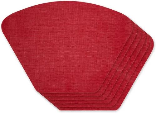 Miniatura 21 de DII PVC Tabletop Collection Woven Indoor / Outdoor - Juego de manteles individuales, 13x17.25, aguamarina, 6 piezas