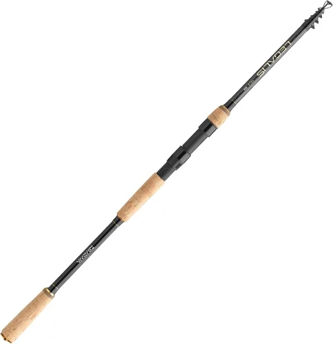 DAIWA Legalis Tele Spin, longitud 11.8 ft / 11.81 pies, peso de fundición: 1.41–4.23 oz, caña de pescar telescópica giratoria