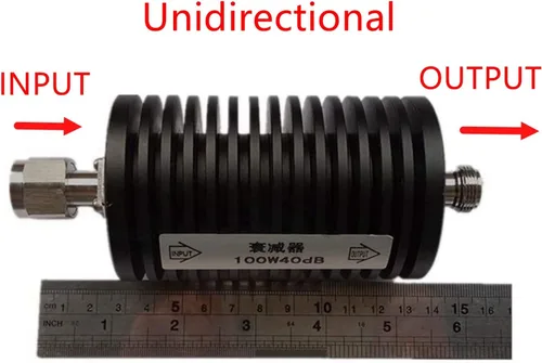 Miniatura 3 de BECEN Atenuador de conexión N 100W, 6db, CC a 3GHz, 50 ohmios