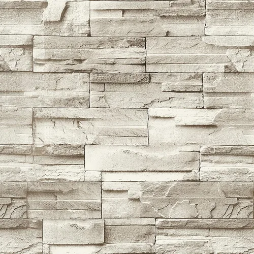 Jeweluck Papel tapiz de piedra para despegar y pegar, papel tapiz de ladrillo de 17.7 x 118.1 pulgadas, papel de contacto de ladrillo para despegar