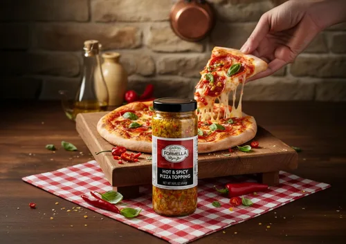 Miniatura 2 de Enrico Formella Topping para pizza picante y picante Italiano - Verduras en escabeche caliente estilo Chicago 16oz (paquete de 2)