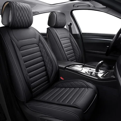Miniatura 13 de Aierxuan Fundas de asiento delantero del conductor para automóviles, ajuste universal para Honda Toyota Hyundai Elantra Jeep Wrangler Liberty Acura